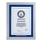 The GIANT Hunt  Anime Contest 2026 - Guinness World Record Certificate